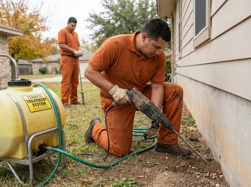 Subterranean Termite Remediation & Pre-Treatments in Somerset, TX